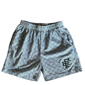 Eric Emanuel EE Basic / Core Shorts – Green Monogram | Size M